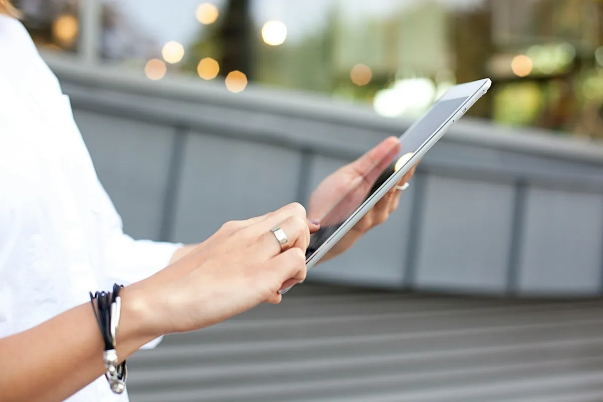 Resident controlling a smart-home automation system from a tablet